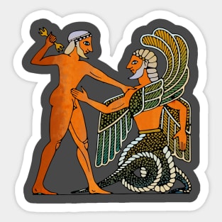 Zeus & Typhon Sticker